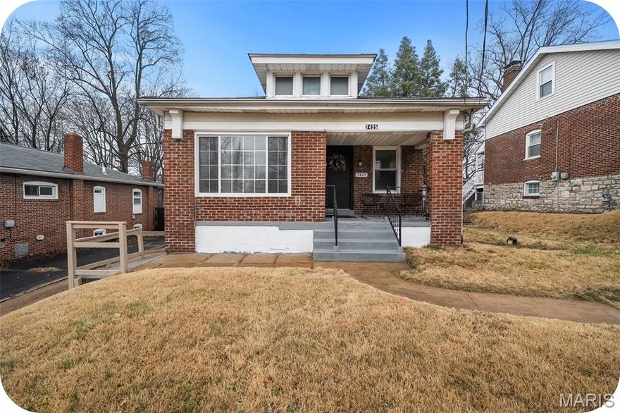 Welcome to Maplewood. Centrally located & a commuter's dream. This home has been tastefully renovated from top to bottom. There's more space here than meets the eye.  You are welcomed by a covered front porch.  Walk in and note the classy finishes and open floor plan.  Natural light everywhere, no need to turn on lights. Cozy living room greets you, dining room for entertaining and front sunroom is perfect for reading and siping on coffee.  Kitchen has all the bells and whistles.  Solid counters with matching counter to ceiling backsplash, white shaker style cabinets, SS appliances & breakfast bar to chat with guests while cooking! Two large bedrooms.  One bedroom has attached office area and large mudroom. Lower level offers more space.  Seller even dug out floor to make ceilings taller! 2nd bathroom is equally as beautiful and chic as 1st floor.  Laundry room. Storage Room.  Outside: a deck large for lounging and a grill! Back yard is large. Plenty of room for FIDO and gardens! Located in desired Maplewood Schools. Maplewood offers wonderful dining & hip pub options on buzzing Manchester Street. Small town vibe with lots of local independent shops too. Grocery stores and shopping are at your fingertips- no need to shop anywhere else.  There is even an annual Coffee Crawl! This home is almost brand new- NUMEROUS updates and low maintenance. Come and check out this cutie before it's too late.