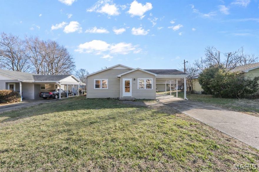 Step into timeless character with this adorable 1950s home full of warmth and personality. Offering 2 bedrooms, 1 full bath, and 864 square feet of living space, this cozy retreat is the perfect blend of vintage charm and everyday comfort.

Natural light fills the living area, creating a welcoming space to relax or gather with friends. The floor plan makes the most of every square foot, while the quaint kitchen and dining space offer just the right touch of nostalgic appeal.

Situated on a .158-acre lot, the yard provides manageable outdoor space for gardening, entertaining, or simply enjoying an evening outside.

Downstairs, you'll find a walk-up, unfinished basement complete with built-in storage shelves. This ideal for organizing seasonal decor, tools, or creating a hobby space with room to grow.

Whether you’re searching for your first home, downsizing, or adding to your investment portfolio, this sweet mid-century gem is ready for its next chapter.

Cozy, classic, and full of potential. Come see it for yourself