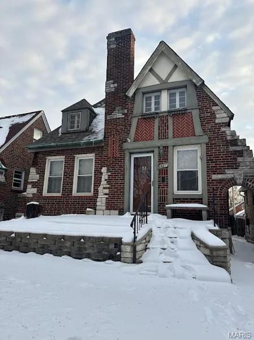 Charming Southampton gem in the heart of St. Louis City! This inviting four-bedroom, two-bath home offers a flexible layout with one bedroom and a full bath on the main level, plus three bedrooms and a full bath upstairs. Enjoy timeless character throughout, highlighted by beautiful stained glass windows and a decorative fireplace that adds warmth and charm.

The kitchen features an electric stove and pantry and opens to a separate dining room, perfect for everyday living and entertaining. The finished lower level includes a walkout, additional living space, a laundry area, and plenty of storage. Step outside to a patio with privacy fencing, ideal for relaxing or hosting.

Additional highlights include a detached one-car garage and major updates such as a newer roof and HVAC. Located in the highly desirable Southampton neighborhood, this home offers close proximity to parks, shops, and local favorites—classic city living at its best.