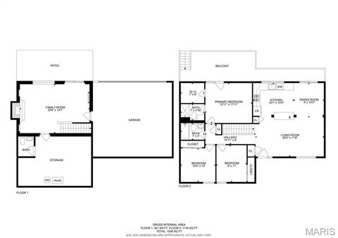 Tiny photo for 829 Forest Village Drive, Ballwin, MO 63021 (MLS # 26025438)