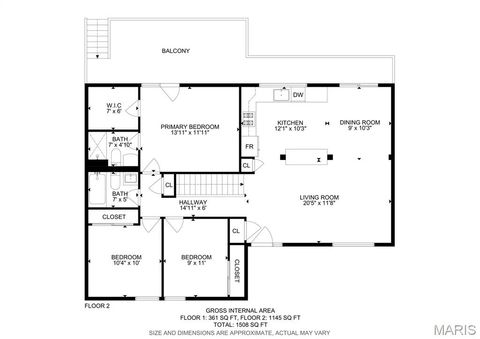 Tiny photo for 829 Forest Village Drive, Ballwin, MO 63021 (MLS # 26025438)