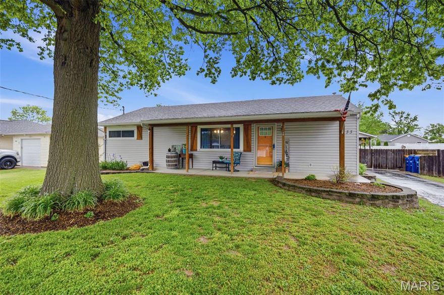 Not all homes on Lake Dr are created equal—and this one proves it. Located right alongside the Joachim Golf Course.
Welcome to a beautifully updated ranch where the big-ticket items are already done, giving you the kind of peace of mind buyers are searching for but rarely find. From the moment you step inside, you’ll notice the fresh, modern feel created by updated flooring that flows effortlessly through the kitchen, dining, and main living areas.
The heart of the home is a warm and inviting living room anchored by a cozy wood-burning fireplace—perfect for quiet nights in or hosting family and friends. The kitchen offers updated countertops and cabinetry with a layout that works just as well for everyday living as it does for entertaining.
This home features 3 bedrooms and 2 full baths, with main floor laundry that adds convenience, while the functional layout makes the most of every square foot.
One of the standout features is the versatile “tinker room”—a flexible space ideal for hobbies, a workshop, or additional storage, giving you options that most homes simply don’t offer.
Step outside and you’ll find a backyard built for real life. A cedar privacy fence surrounds a generous yard with room to relax, entertain, or let pets roam freely. Enjoy mornings on the covered front porch and evenings on the spacious back patio. With RV parking and two storage sheds, there’s space here for everything.

Located just minutes from everyday amenities with quick access to Interstate 55, this home offers the perfect balance of comfort, convenience, and value.

If you’ve been waiting for a home where you don’t have to worry about the big things—this is it.