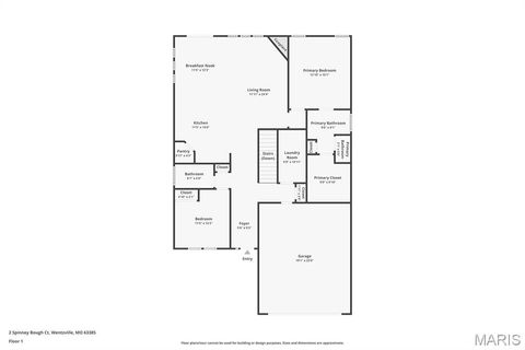 Tiny photo for 2 Spinney Bough Court, Wentzville, MO 63385 (MLS # 25070050)