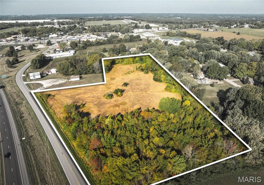 Location, location, location!! Prime commercial property has 6.1 m/l acres and offers outstanding I-44 visibility! Located past Mobil on the Run and close to St. James Winery at exit 195 in St. James MO. The land is flat, open and perfect for a variety of commercial developments. Easy access to hotels, McDonalds, brewery, wineries and gas stations. Approximately 532 feet of road frontage. So many great things are happening in St. James, this location is ideal for any future business endeavor. Location: High Traffic, Retail Center