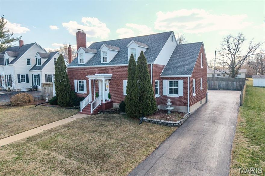 This stunning 6 bedroom, 2.5 bath all-brick home is overflowing with space, character, and timeless charm. From the moment you step inside, you’ll appreciate the large, inviting rooms, detailed crown molding, and the warmth that only a well-built brick home can offer.
The spacious layout provides room for everyone, featuring a generous kitchen with pantry, large a living area perfect for entertaining, and a bright sunroom ideal for morning coffee or quiet evenings. The full basement offers incredible versatility along with abundant storage space. Comfort and efficiency are covered with two heat sources, newer furnace, newer roof, and new windows. Outside, you’ll love the beautiful patio area perfect for gatherings along with a privacy-fenced backyard that creates your own personal retreat. A detached garage with a blacktop entrance adds convenience.  With charm, updates, and room to grow, this one checks all the boxes. Schedule your tour today!