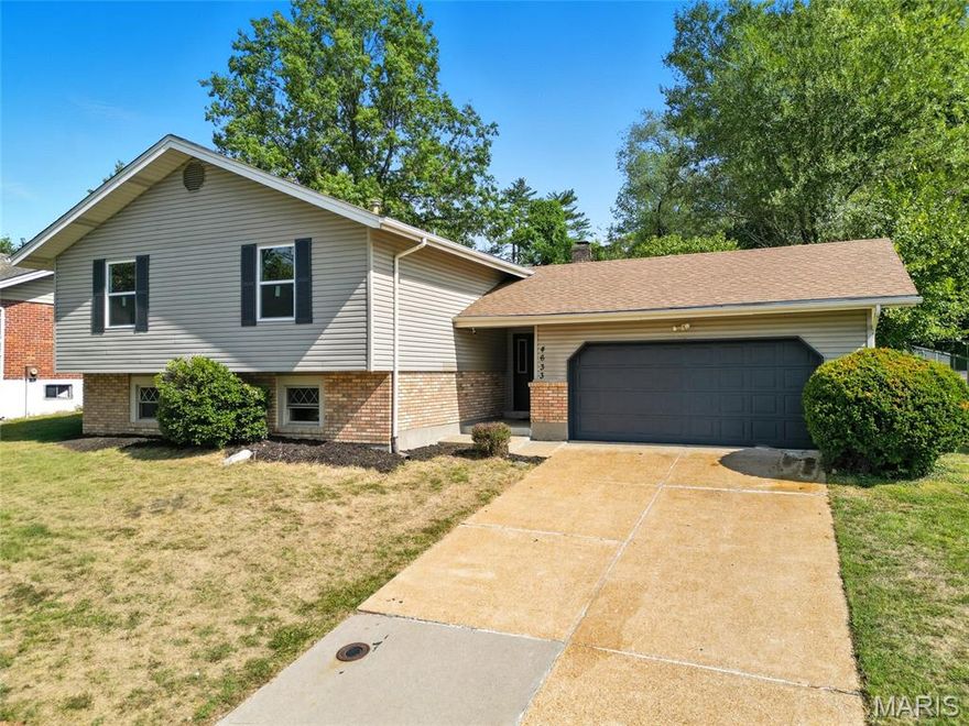 **Lindbergh Schools** Step inside this beautifully renovated 4-bedroom, 3 full bath home offering modern finishes and an open, light-filled layout. The spacious living area features large windows, recessed lighting, and seamless flow into the stylish kitchen with a center island, quartz countertops, stainless steel appliances, and subway tile backsplash. The primary suite boasts a fully updated bath with designer tile and sleek fixtures. Two additional bedrooms and another full bath complete the main level. The mostly finished lower level provides a versatile family room with a cozy wood-burning fireplace, additional bedroom, a bonus room, full bath, and an unfinished space providing ample storage space. This lower level is perfect for guests, entertaining, or multi-generational living.
Enjoy peace of mind with a home that has been thoughtfully remodeled including updated a recently replaced roof, flooring, lighting, and baths. Outside, you’ll find a spacious backyard and attached oversized 2-car garage.
All this located in the top-rated Lindbergh School District and close to shopping, dining, and easy highway access. Move-in ready and waiting for you!