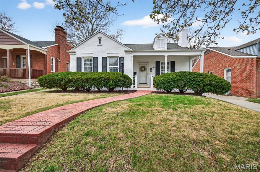 Welcome home to this inviting 2-bedroom, 2-bath residence located in the heart of Dogtown. Enjoy the convenience of being within walking distance to popular restaurants, local services, the St. Louis Zoo, and Forest Park—one of the city’s most treasured outdoor destinations.
Inside, the updated kitchen offers granite countertops, recessed lighting, a pantry, and abundant cabinetry and counter space, making it both stylish and highly functional. Wood floors flow throughout most of the main level, complemented by a separate dining room ideal for everyday meals or entertaining guests.
The clean, well-maintained basement expands your living space with a full bathroom, ample storage, and a cedar closet—perfect for seasonal items. Updated bathrooms add a fresh, modern touch throughout the home.
Outside, enjoy relaxing evenings on the covered patio, along with the convenience of off-street parking and a one-car garage. This well-cared-for home combines comfort, functionality, and an exceptional walkable location in one of St. Louis’ most sought-after neighborhoods.  Move in ready!