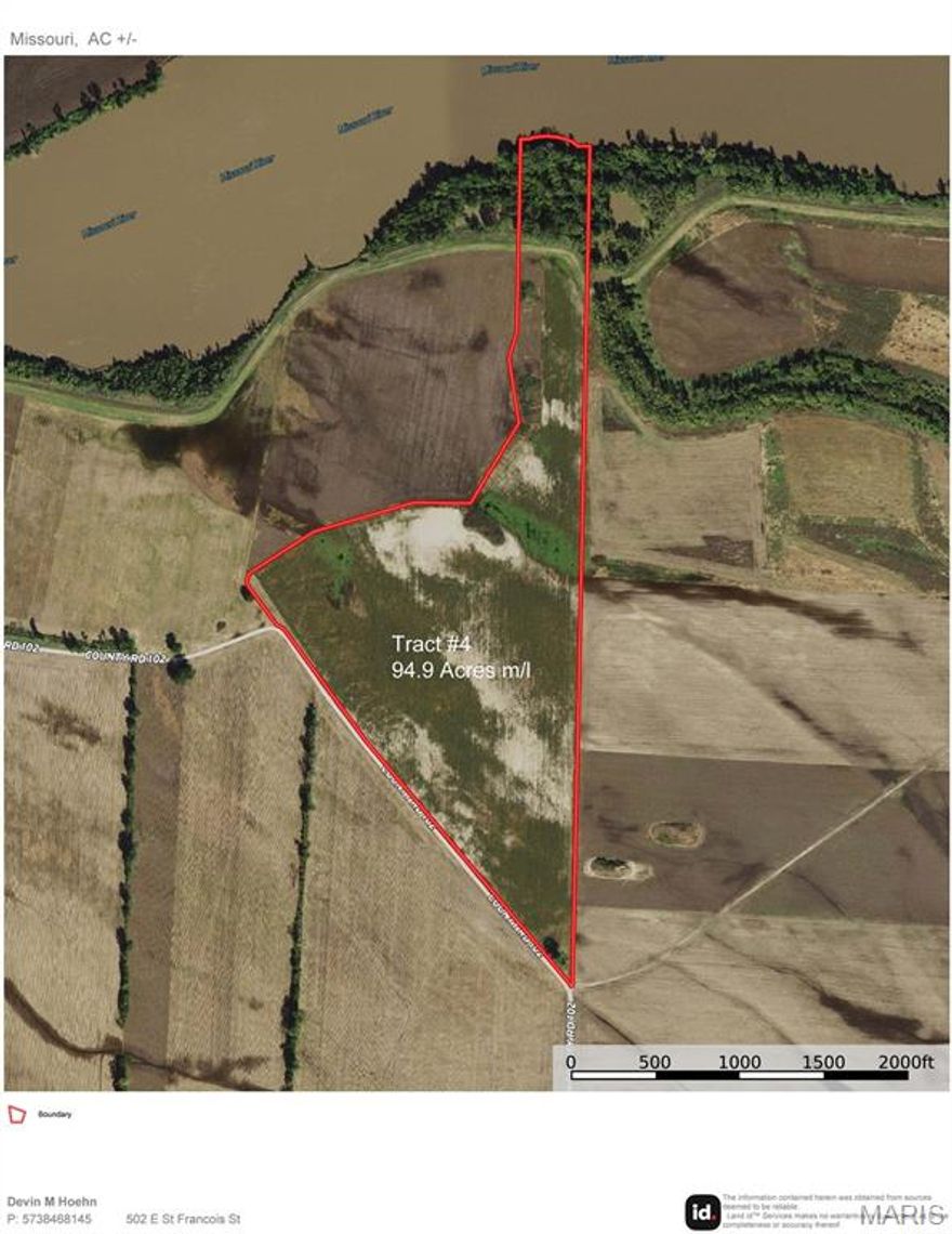 New Listing!!! 

Known as the Midland IRA Farm, is a 94.9-acre property located on County Road 102 near Miami in Saline County, Missouri. Of the total acreage, approximately 84.24 acres are tillable. The farm offers some hunting opportunities, particularly for waterfowl along the Missouri River. It has undergone restoration efforts following a past levee break that left sand deposits; these have since been removed and the soil has been deep plowed, with photos available upon request. The land has recently produced high-yielding crops and holds further potential for agricultural improvement. With additional investment and management, the property could be optimized either for productive row cropping or enhanced waterfowl hunting.