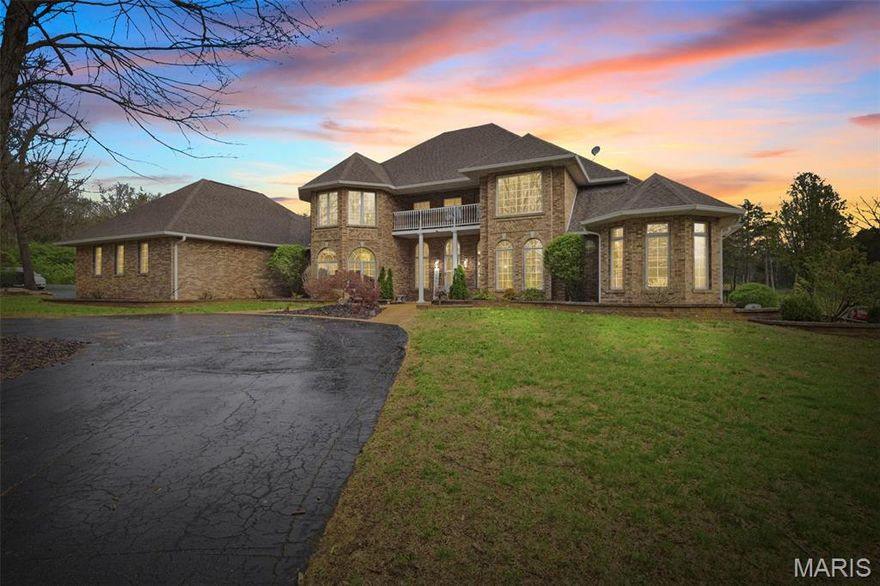 Welcome to an extraordinary private estate at 3045 Cedar Falls Rd in Bonne Terre, Missouri, where refined luxury meets serene countryside living. This stunning 4-bedroom, 5-bathroom residence offers over 7,000 square feet of beautifully finished space, thoughtfully designed for both grand entertaining and everyday comfort. From the moment you arrive, you’re surrounded by peaceful natural beauty, including your own charming blackberry orchard that adds a rare and picturesque touch to the property.

Inside, the home showcases expansive living areas filled with natural light, high-end finishes, and a seamless flow that elevates both style and functionality. Each bedroom is generously sized, with spa-like bathrooms providing a true retreat experience. The layout is designed with convenience in mind, featuring two separate laundry hookup locations to accommodate busy households or multi-level living with ease.

Step outside to your private resort-style oasis, complete with a sparkling in-ground pool and a fully equipped outdoor kitchen featuring a built-in grill and sink—perfect for hosting unforgettable gatherings or enjoying quiet evenings under the stars. Every detail of this property has been crafted to deliver an elevated lifestyle, blending luxury amenities with the tranquility of a secluded setting.

This is more than a home—it’s a statement property offering space, sophistication, and a rare opportunity to own a truly exceptional piece of Missouri countryside.