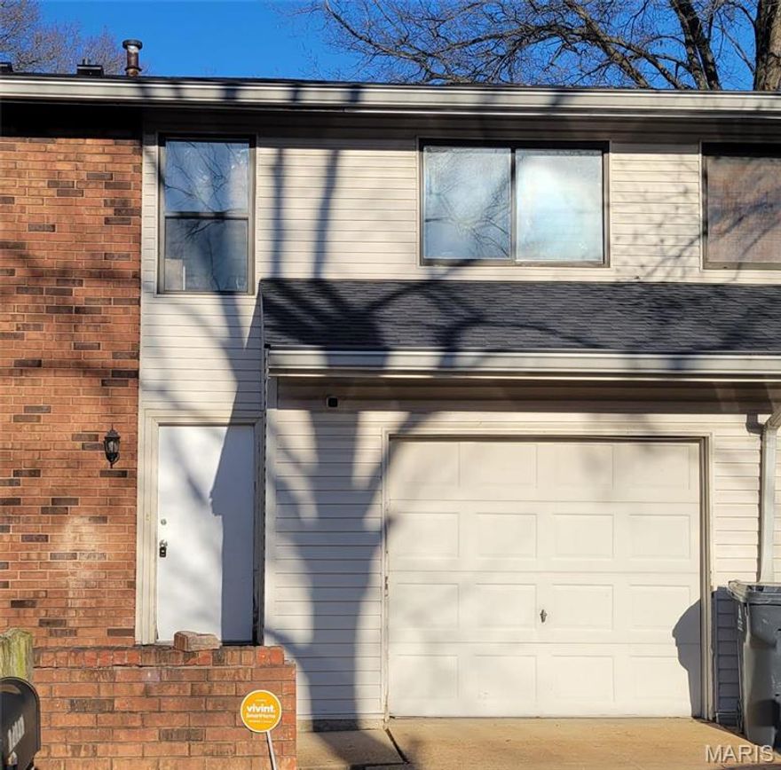 Great Florissant Investment Opportunity! This well-maintained single-family condo features 3 bedrooms and 2.5 with 1294 sqft of living space and one car garage.  It's currently occupied with a tenant paying $1260/month. Conveniently located near schools and major highways.