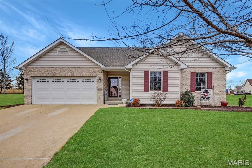 Welcome Home to this well maintained 3-bedroom, 3 bath ranch home nestled on a quiet cul-de-sac in a well-established neighborhood!  Move-in ready, this home welcomes you with an entry foyer and beautiful hardwood floors throughout the main level. The spacious primary suite features a walk-in closet and an expanded walk-in shower for added comfort. The updated kitchen is sure to impress with stainless steel appliances, Quartz countertops, heated ceramic tile floors, under-cabinet lighting, and more. Convenient main floor laundry includes washer and dryer that stay with the home. The partially finished lower level provides excellent additional living space perfect for a family room, along with a third full bath. Additional features include a sump pump with battery backup for peace of mind. Enjoy the vinyl-fenced backyard with gazebo that stays, deal for relaxing or entertaining! Located in a peaceful setting with close proximity to the highway for an easy commute. This one won’t last long! Showings start February 18th, 2026, at 9:00 a.m.