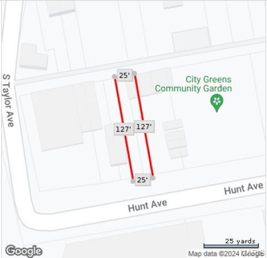 Level lot located in the Forest Park Southeast Neighborhood.

The lot is approximately 25' wide by 127' deep.  The property can be purchased along with 4479, 4483 and 4487 Hunt Ave to provide approximately 0.50 acres of contiguous ground.