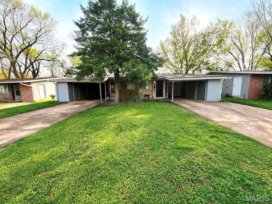 Investor opportunity! Well-maintained side-by-side duplex (830-834), fully tenant occupied for immediate cash flow. Each unit features 2 bedrooms, 1 bathroom, and its own private driveway with carport. Separate entrances provide privacy for tenants, making this an attractive long-term rental property. Ideal for investors looking to expand their portfolio with a stable, income-producing asset.
Major improvements include a new roof (2018) and gutters (2021), replaced HVAC in each unit, and kitchen/bath & flooring upgrades. Please see detailed list in supplements or email listing agent. 
No showings without an accepted contract--please respect the privacy of the tenants.