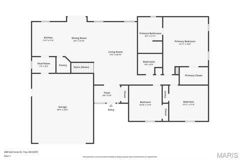 Tiny photo for 2489 Oak Forest Drive, Troy, MO 63379 (MLS # 25077522)