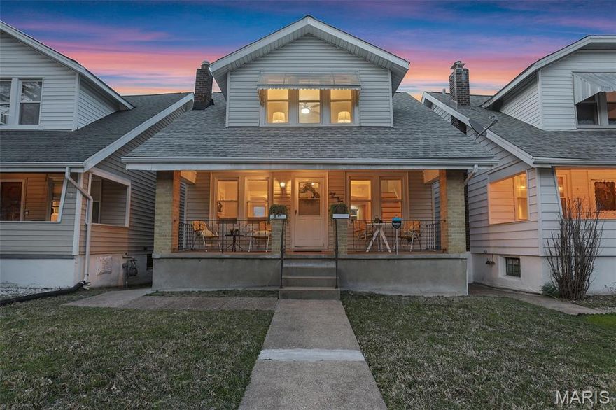 This Clifton Heights gem has been meticulously cared for & is ready for her next chapter. You'll love the charming covered front porch; the perfect place to read a book during a thunderstorm or wave to your neighbors on their way to nearby Simpson Park. Gleaming hardwoods on the main floor with cozy fireplace, vintage stained glass windows & French doors separating the living room from the formal dining room; so much charm! The freshly updated kitchen has a fun over-the-sink window with backyard views & sparkling granite countertops & has a door that leads directly out onto the deck for all your dining al fresco with friends this summer. Convenient main floor half bath rounds out this level. Upstairs you'll find three bedrooms & a full bath; the primary bedrooms is BIG & has two walk-in closets. The squeaky clean basement has a 9' ceiling (!!) so even you "tall people" won't feel smooshed & gives you tons of nice storage space + laundry.  The convenient driveway in the back parks up to 4 cars. And a random but amazing bonus: outlets *everywhere*. No more fighting over who gets to charge their phone. Oh—and you’re just a short walk to all the restaurants and spots on The Hill, so your biggest decision might be where to eat tonight. Come check it out before someone else beats you to it! Skip the Zillow rabbit hole & reach out to me--the listing agent--directly for more info & to schedule a tour.