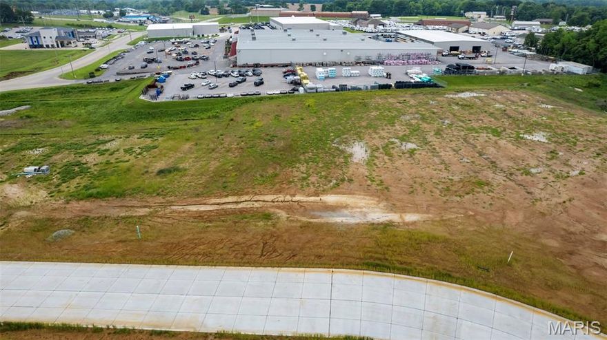 Prime location for your next Commercial Development. This 1.32 acre lot is cleared and ready to go. New street recently poured and all utilities are onsite. It is located within 2 miles from I-55 Exit 102 and 1 mile from Exit 99. This is a high traffic retail area with various hotels and retail businesses nearby.