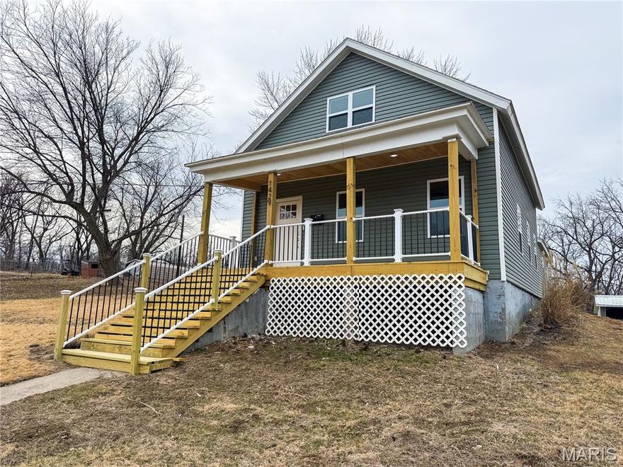 Step inside this beautifully remodeled home where modern updates meet timeless charm. Completely renovated from top to bottom, this home features a new roof, HVAC system, siding, and an inviting new front porch that creates the perfect first impression. Situated on 1.35 acres in downtown Hannibal, this property offers a rare combination of space, privacy, and convenience. The expansive covered front porch—with its wood ceiling and updated railing—provides the perfect spot to relax and enjoy the peaceful setting.
Inside, you’ll find a bright and open layout with updated flooring, fresh finishes, and a stunning electric fireplace feature wall that anchors the main living space. The home offers 3 bedrooms and 1 full bathroom, all thoughtfully updated to create a clean, move-in-ready feel.
Additional highlights include a spacious entry area, modern fixtures throughout, and a 2-car carport with matching siding for a cohesive exterior look.
If you’ve been searching for a fully updated home with acreage in town, this one is truly a rare find. Priced based on recent appraisal, schedule your showing today!