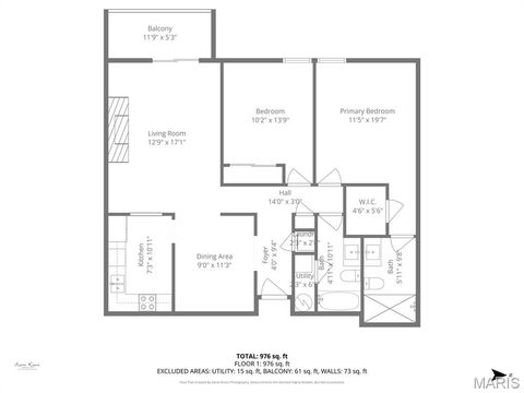 Tiny photo for 950 E Rue De La Banque St #202, Creve Coeur, MO 63141 (MLS # 25066593)