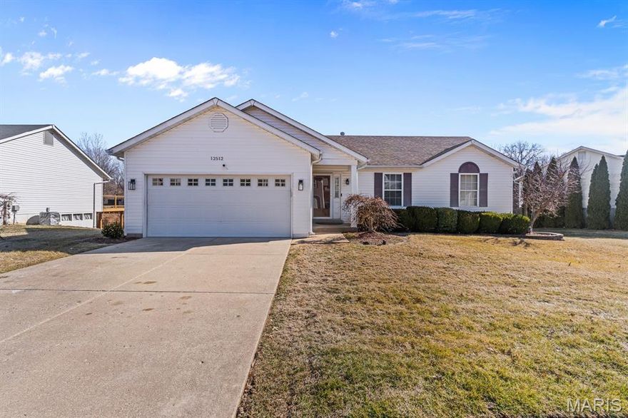 Beautiful 4-bedroom, 3-bath ranch located in a desirable subdivision in Black Jack, MO. This home features vaulted ceilings that create an open and airy feel throughout the main living area. The spacious primary suite includes a private ensuite bath with a separate soaking tub and shower. Enjoy outdoor living with two decks — one off the kitchen and another directly off the primary bedroom. The fully finished walk-out basement offers incredible additional living space, including a fourth bedroom, full bathroom, wet bar, and expansive area perfect for entertaining. Step outside to a private patio and backyard retreat. This home offers space, comfort, and versatility inside and out.
