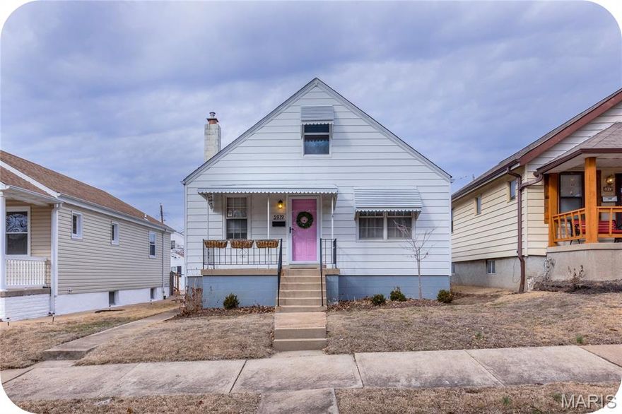 Say hello to curb appeal you can’t ignore — that cute pink front door is basically waving you inside. This charming 2 bed, 1 bath South City home is full of personality, featuring original hardwood floors, an updated eat-in kitchen, and a spacious living room big enough for your couch and a work-from-home setup (or dining table—your call). Both bedrooms offer generous space, while the finished upper level adds even more flexibility—guest suite, office, rec room, creative studio… you name it. Downstairs, the fun continues with a basement pool table ready for game nights. Outside you’ll love the fully fenced backyard, detached garage, and bonus carport space. And the location? Walkable to Tilles Park, Knead, Menya Rui, and just minutes to Forest Park and easy interstate access. Cute house, cool vibe, great spot—this one checks all the boxes.