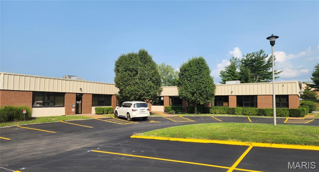 View of uncovered parking lot