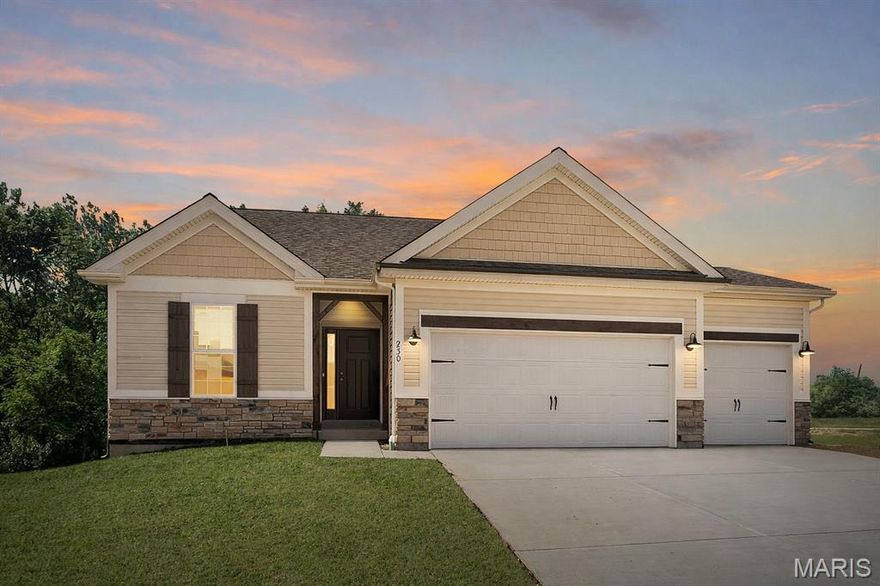 Stone Bridge | Washington MO | New Construction Home with 3 Car Garage, Quartz Countertops & 9’ Ceilings

Welcome to one of the most desirable communities in Washington, Missouri: Stone Bridge, where modern new construction meets small-town charm and everyday convenience. If you’re searching for homes for sale in Washington Missouri, this location delivers on lifestyle, value, and long-term appeal.

This home features the upgrades today’s buyers are actively searching for, including 9’ ceilings, quartz countertops, upgraded flooring, a composite deck, and a spacious three car garage, all designed for low maintenance and comfortable living.

Located in Washington, Missouri, you’ll enjoy a vibrant downtown, scenic riverfront, walking trails, parks, and local restaurants, along with easy access to shopping, healthcare, and a convenient commute to St. Louis. It’s a community known for its strong values, great amenities, and quality of life.

Stone Bridge is offers quiet streets, beautiful views, and homes that often back to trees for added privacy - a setting that feels peaceful while still being close to everything.

Perfect for 55+ buyers: low-maintenance living, open floor plan, and easy access to healthcare, walking trails, and daily conveniences.
Ideal for first-time buyers: move-in ready new construction with modern finishes, energy efficiency, and none of the costly repairs found in older homes.

Homes in Stone Bridge don’t last—schedule your showing today and experience why so many buyers are choosing Washington MO.
This new home is low maintenance home and sits on a gorgeous homesite providing level driveway and is designed for low maintenance and easy living. 
Washington is an excellent place to live, work and retire, and Stone Bridge is close to walking trails, parks and tennis / pickle ball courts.  From Stone Bridge, you can get to shopping easily without getting on the main highway, and it's location on the east side of town makes commuting easy.

Built by Northern Star Homes -- Washington's hometown builder.