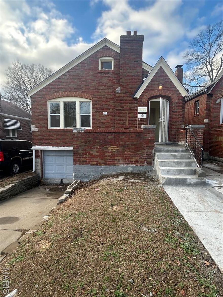 This solid 3 bed / 1 bath brick ranch style home offers an outstanding opportunity for investors alike, with a current tenant in place paying $1,300 ($1200 in rent + $100 sewer bill) per month. The home features an ideal and functional layout with a kitchen/dining room combo, two main-floor bedrooms, and a finished upstairs loft that easily serves as a third bedroom, home office, or flex space. Some mechanical updates are already in place including some PVC plumbing, newer furnace, water heater, and electric panel, helping reduce future capital expenses. Enjoy a fenced-in backyard perfect for pets or entertaining, along with convenient off-street driveway parking. Durable brick construction, practical floor plan, and strong rental potential make this a smart addition to any portfolio or a great place to call home. Property to be sold in As-Is condition.