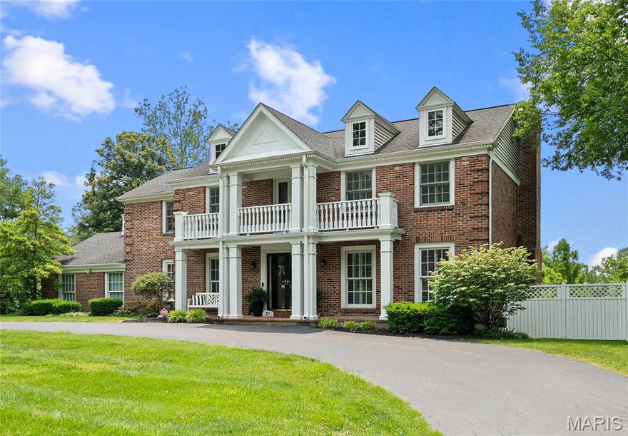 *Showings by appointment beginning Sat. June 14* Outstanding opportunity for this impressive two story, 4 bedroom/4.5 bath, 3,164sqft + 968sqft in the finished walk-out lower level, stately traditional home offering all of the features desired by today’s buyers! Conveniently located in Ladue school district close to public and private schools and boasting wood floors on the main level, the center hall floor plan offers an entry foyer, dining room, home office with spectacular custom built-in, family room with bar, open to light and bright sun room and also open to the spacious kitchen with center island, stainless appliances, built-desk, breakfast area, laundry room with laundry sink, half bath. The second level includes a primary bedroom suite with 2 walk-in closets and a luxurious primary bath with double sinks, whirlpool tub, stall shower, bedroom 2 with custom built-in desk/closet, bedroom 3 suite with full bath, bedroom 4, hall bath. Fun-filled walk-out lower level with wet bar, built-in entertainment center, full bath. Enjoy the spacious deck with an outdoor kitchen! No worries about power outages with the 15KW whole house generator that kicks on within 1 minute! 2 Car garage. This amazing home, perfect for day to day living as well as entertaining, is not to be missed!