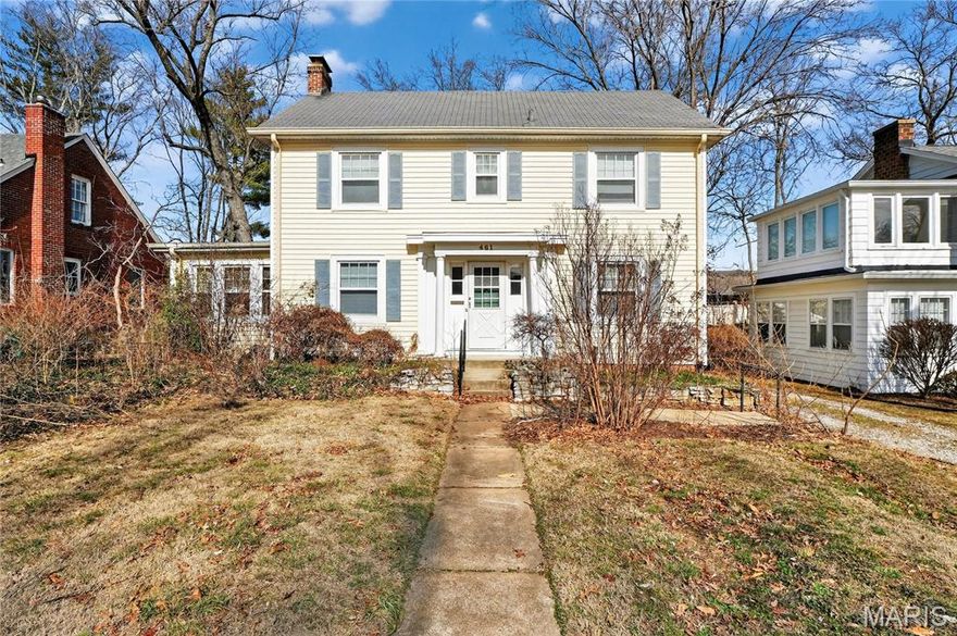 Great opportunity to put your own finishing touches on this 2 story home in a convenient location. House being sold in "as is" condition. Seller will do no repairs. Buyer to be responsible for all Webster Groves occupancy permit predications. All appliances, HVAC equipment, water heater and fireplace are being sold in "as is" condition. Walk to downtown Webster and Old Orchard.