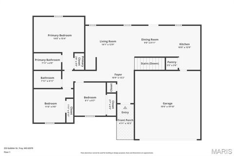 Tiny photo for 233 Gobbler Drive, Troy, MO 63379 (MLS # 26006354)