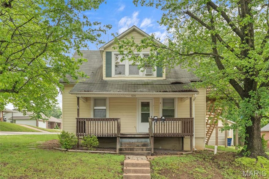 You'll want to take a look at this one.  Situated on a corner lot, this 2-story was previously used as a two-family with side-step entrance to the upper level.  With 2055 sq ft of space, there's plenty of room for everyone!  Two-car detached garage, nice level lot.