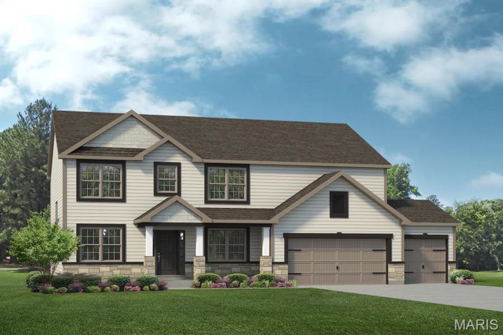 Photo of 409 Amberleigh Manor Drive, Wentzville, MO 63385 (MLS # 26023334)