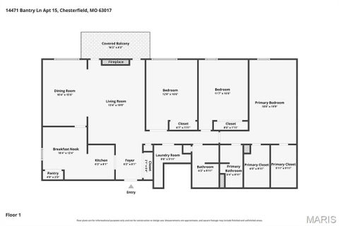 Tiny photo for 14471 Bantry Lane #15, Chesterfield, MO 63017 (MLS # 26065977)