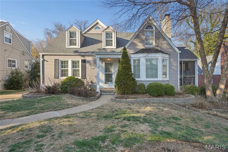 This quintessential Glendale home is graced with the charm you love and an impressive list of updates inside and out. The covered front porch and entry foyer are just the beginning. The large living room has a gas fireplace and leads to the cutest screened-in porch that is sure to delight. The open kitchen and dining room is the heartbeat of the house. Granite counters, tile backsplash, newer appliances and pantry. You'll love the big multi-functional laundry and mud room! 2 spacious bedrooms and full bathroom with beautiful marble floors and updated vanity compete the main floor. The second floor is your huge primary bedroom retreat with walk-in closet, full bath, bonus living space, and vaulted ceilings offering incredible light. There's a mini-split system to keep everything cool in the summer and cozy in the winter.  Finished basement family room with wood-burning fireplace and lots of room for storage. 
Plenty of room for all the cars in the attached garage, additional carport - or use as a covered patio - and gated driveway. Nice! Gorgeous fenced yard with  professional landscaping all around. All appliances can stay, including BOTH washer and dryer sets. This impeccably maintained home has many updates including: roof '16, HVAC '23, tuckpointed chimneys, water heater '16, 200 amp panel '18, 2nd floor mini split '18. See attached list for more details. This total package is in a great central location, in Webster Schools on a WONDERFUL and friendly street and steps from Algonquin Golf Club.
