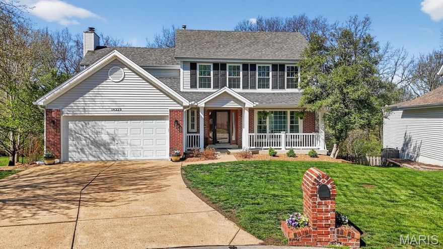 Welcome to this charming two-story home nestled on a quiet cul-de-sac, lovingly maintained by the same homeowners for over 30 years.  The updated main level features beautiful hardwood flooring, a separate dining room, and a versatile bonus room—perfect for a home office or flex space.

This spacious home offers 4 bedrooms and 2.5 bathrooms, providing plenty of room to grow and entertain. Step outside to a large, private backyard with woods at the property's edge.  Complete with a basketball court/patio and an expansive deck—ideal for gatherings or simply enjoying the peaceful setting.

Enjoy the convenience of being within walking distance of Fairway Elementary School, with neighborhood amenities including a clubhouse and an in-ground pool. Located just minutes from Wildwood Town Center and within the highly sought-after Rockwood School District, this home truly has it all.

All offers must be submitted by Monday, April 13th, at 12:00 PM.
Please set your offer expiration/response deadline for 6:00 PM on Monday, April 13th.