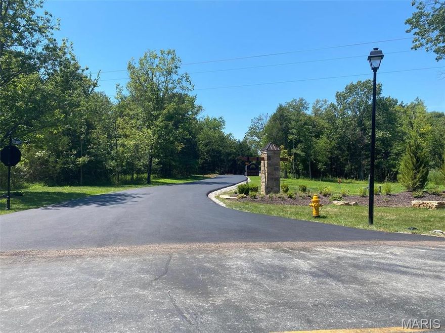 Sunset Estates in St. Charles County MO.  Four Luxurious home sites, on 5 acre lots.  Located in the heart of Defiance and wine country.  Bring your own builder/plans and build your dream home on one of these premium secluded, all wooded lots.  Homesites are located on a private street with cul-de-sac.  Homeowners will enjoy the peace and quiet, along with privacy. County water and high-speed internet. Minutes away from the Wineries, Katy Trail and Klondike Park.  This is a rare opportunity to live in a private, small and secluded community away from all the Hussle and bustle.   To build the home of your dreams, the way you want it and not be forced to pick one from a big tract builder.