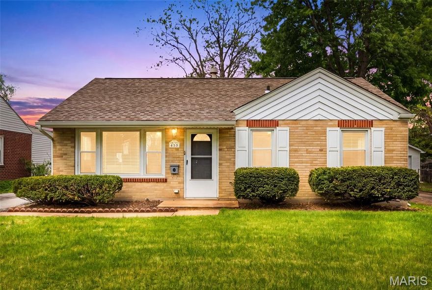 This inviting property offers a great blend of comfort, functionality, and value. Inside, you’ll find a bright living space filled with natural light that flows easily into the kitchen with ample cabinet space and room for everyday dining. Enjoy newer flooring, a brand new roof (2025), and all appliances included—stackable washer and dryer stay. The bedrooms offer comfortable retreats with good closet space, and the bathroom is both stylish and practical. Outside, you’ll love the spacious yard with a few mature trees, a patio perfect for relaxing or entertaining, and a detached garage for added convenience.
Located near parks, shopping, dining, and major highways, this move-in-ready home is a fantastic opportunity. Don’t miss it!