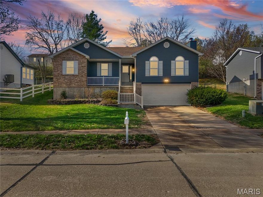 Welcome to 1518 Mammoth Lane in the sought-after Mastodon Meadows subdivision in Imperial, located in the Windsor C-1 school district.

From the moment you arrive, you’ll appreciate the space, functionality, and thoughtful updates this home has to offer. Step inside to a welcoming foyer that opens into a bright and inviting living room, complete with a cozy wood-burning fireplace—perfect for gathering and everyday comfort.

The kitchen is truly the heart of the home, offering an abundance of counter space and cabinetry, along with newer stainless steel appliances. The breakfast bar seamlessly connects the kitchen and living area, creating a natural flow that makes both daily living and entertaining effortless. This is truly a home designed with hosting in mind.

Just off the kitchen, you’ll find a spacious 48x12 patio that is partially covered and equipped with shades, allowing you to enjoy outdoor living rain or shine. The fully fenced backyard provides privacy and plenty of space to relax or entertain guests.

The primary suite is a comfortable retreat, featuring a generous walk-in closet, double sinks, and a separate tub and shower—offering both space and functionality to start and end your day with ease.

The finished lower level expands your living options with a large family room, an additional bedroom with a walk-in closet, a dedicated office or flex space, a half bath, and two separate storage rooms—providing ample room for organization and versatility. Give it fresh coat to paint to make it your own! 

An oversized garage offers extra depth, ideal for additional parking, storage, or a workshop area.

Major updates have already been completed for peace of mind, including a house "facelift" in 2025 with new roof, siding, gutters, soffits, fascia, and shutters, as well as HVAC, heat pump, and outdoor unit replaced in 2024. Most carpeting has also been updated in 2025.

This home offers the perfect combination of space, updates, and a layout designed for both everyday living and entertaining. Don’t miss your opportunity to make it yours.