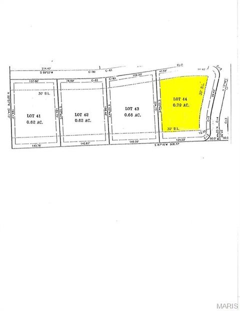 Tiny photo for 0 Westborough Estates (Lot 44), Troy, MO 63379 (MLS # 25006976)