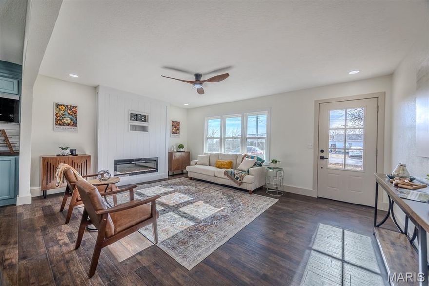 Move in ready 3 bedroom 2 bath home with massive deck on half acre m/l. Designed for how people actually live, this fully renovated home blends high-end finishes with an easy to love layout. The heart of the home is a stunning chef’s kitchen featuring granite countertops, upgraded stainless appliances, a pot filler, dedicated coffee bar, and an oversized island, perfect for everyday living and effortless entertaining.
The living room is anchored by a sleek electric fireplace, while a walk-in pantry leads seamlessly to a spacious 12x30 deck ideal for outdoor dining and weekend gatherings. The primary suite offers a true spa experience with a floor-to-ceiling tiled double shower and modern double vanity. Two additional bedrooms share a beautifully updated hall bath.
Set on nearly half an acre of level yard, this home also features a new roof, HVAC, siding, windows, and an attached garage—delivering peace of mind along with style. Move-in ready, thoughtfully updated, and conveniently located near local schools and amenities.
Owner/Agent.