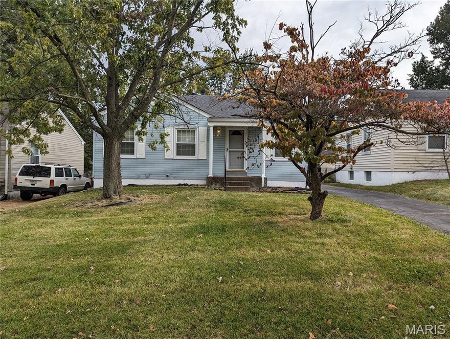 Ready for occupancy mid-March. Remodeled and nicely maintained. Great home in the heart of St. Ann, backing to beautiful Tiemeyer Park. Oversized 2 car garage. Ritenour schools. Schedule a showing today.