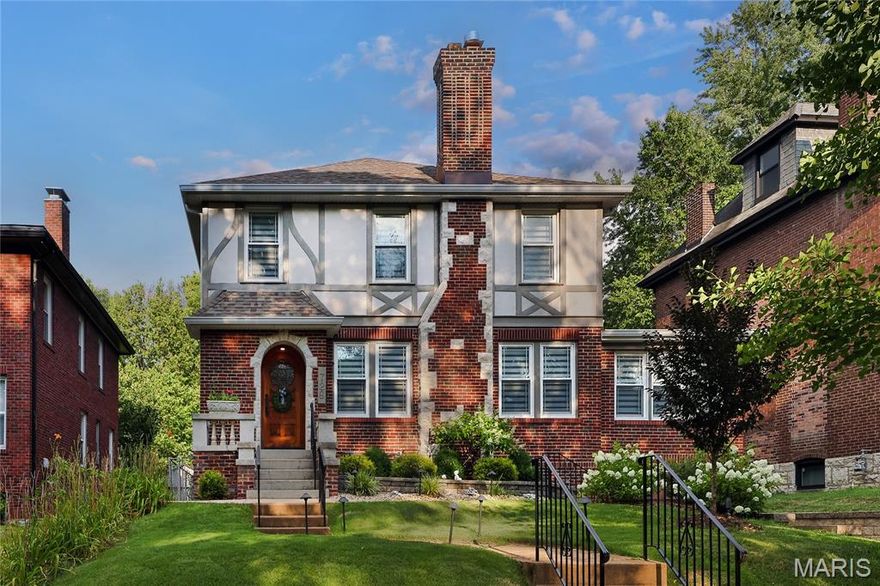 This beautiful, light-filled home in lush & friendly University Heights was fully renovated in 2021 for livability & enjoyment. A rare “new” home built seamlessly into its original brick & stone “shell”. Spacious rooms throughout. Living Room with gas Fireplace adjoins Sitting Room that is open to Dining Room. Stunning Kitchen has abundant Cabinets & Quartz Counters, large Island, Pantry, & Breakfast Nook. Powder Room completes 1st Floor. 2nd Floor has large Primary Suite with Walk-In Closet & elegant Bath, 2 more Bedrooms, & Hall Bath, Laundry. Attractive yards & Patio. Garage has space for SUV & storage. Two minute stroll to Lewis Park with ponds, paths, & playground. Located near a MetroLink stop, downtown Clayton, 560 Music Center, The Loop, & I-170. 
The 2021 home renovation included ALL NEW: Staircase to 2nd Floor, Gas Fireplace, stunning Kitchen & Appliances, 2.5 attractive Baths, 2nd Floor Laundry, Wood Plank Floors throughout, Tile Floors in Bathrooms & Laundry, Patio, High Efficiency Zoned HVAC & Ductwork, Windows, Plumbing, Electrical, Lighting, Gutters, Roof, Driveway, Garage Door. front Sidewalks, Retaining Walls, & Tuckpointing. New Water Heater in 2020. Current owner added custom window treatments, Kitchen Pantry, Basement waterproofing, professional Landscaping. Move in, unpack, & enjoy life!