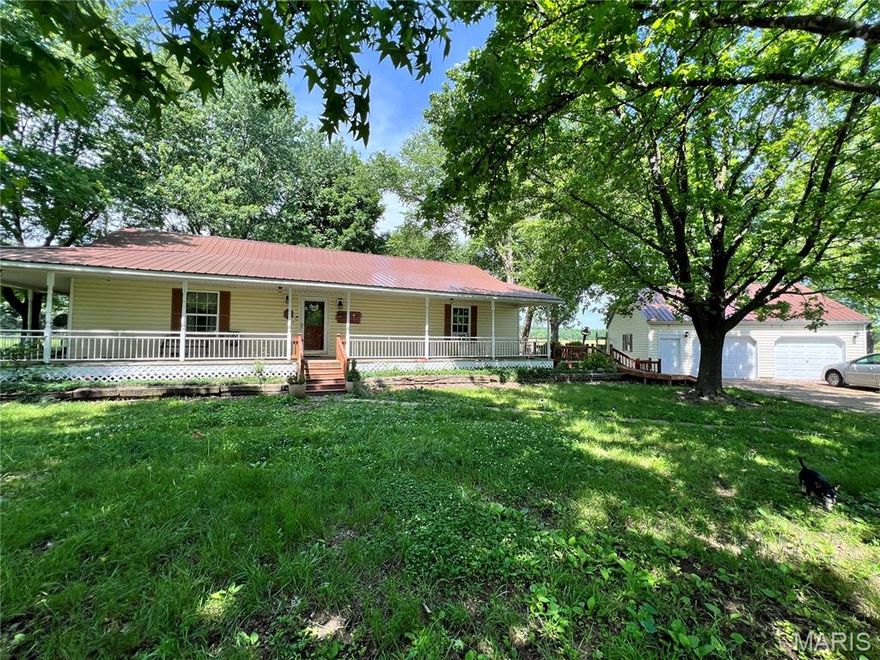 Property sold “As Is”. Country living on 3.6 beautiful acres in the Dixon area! This property features a spacious home with covered front and back porches, detached garage, mature shade trees, and a level lot ideal for a hobby farm, gardening, or peaceful rural living. Interior offers large living area, 2 bedrooms, 2 baths and plenty of opportunity to update and make it your own. Quiet setting with room to roam and enjoy the outdoors. Property is being sold as-is and will require some work.