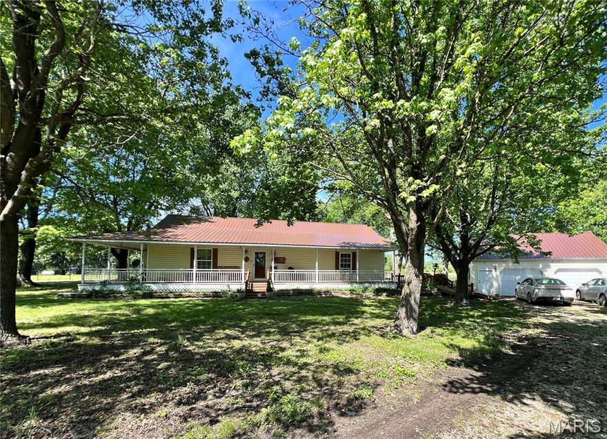 Property sold “As Is”. Country living on 3.6 beautiful acres in the Dixon area! This property features a spacious home with covered front and back porches, detached garage, mature shade trees, and a level lot ideal for a hobby farm, gardening, or peaceful rural living. Interior offers large living area, 2 bedrooms, 2 baths and plenty of opportunity to update and make it your own. Quiet setting with room to roam and enjoy the outdoors. Property is being sold as-is and will require some work.