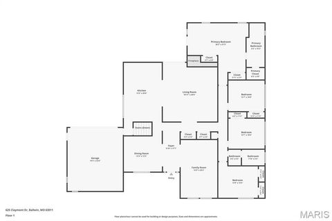 Tiny photo for 625 Claymont Drive, Ballwin, MO 63011 (MLS # 25075034)