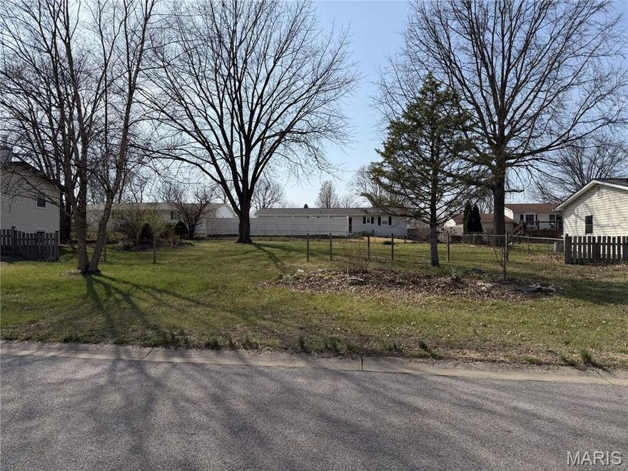 Rare opportunity to own a level, build-ready lot in the heart of Wentzville! This prime location offers the perfect setting to bring your dream home to life. Conveniently situated near top-rated schools, shopping, dining, and entertainment, you’ll enjoy both comfort and accessibility. Utilities onsite and endless potential—don’t miss your chance to secure a great piece of land in a rapidly growing area!