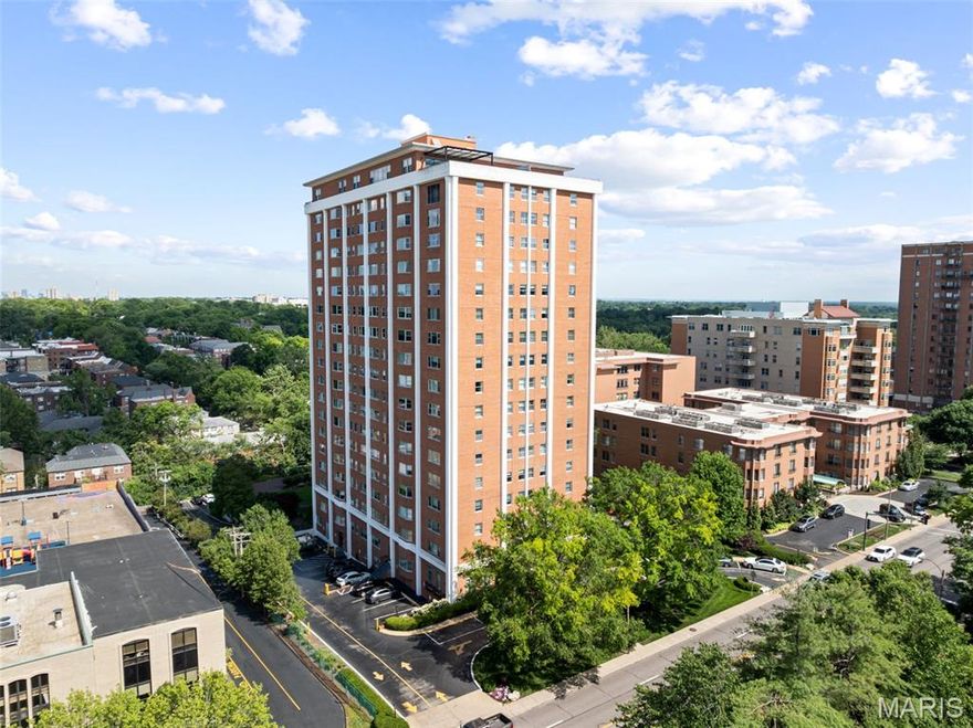 A very rare opportunity to purchase a nearly 4,000 sq. ft. penthouse in the sky on the 17th floor of the prestigious Whitehall Club.  Sweeping North, East & West views/exposures PLUS a very rare private balcony (22' x 6')! Generously-sized principal rooms are  light-filled with city views which could make for an easy transition if you're moving from a large home/estate.  Spacious & light-filled, the floor plan is very flexible with multiple options on how to live your daily life.  AMAZING primary suite (35' x 22') with unparalleled views,  PLUS, a 900 +/-  bottle wine cellar right in your own home and a very epicurian chef's kitchen with high-end, stainless steel appliances.  The building offers a 24-Hour doorman, Community Manager, lovely pool & spa, fitness room, lending library, a community room, guest suites & garage attendants.  Don't miss this opportunity to purchase this "blank canvas" condominium in this sought-after building with unbelievable square footage & stunning views in the heart of Clayton.