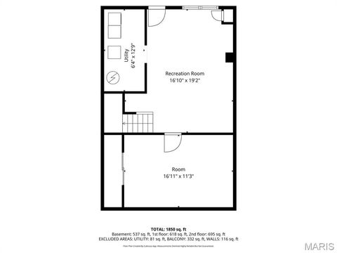 Tiny photo for 13459 Coliseum Drive, Chesterfield, MO 63017 (MLS # 26025678)