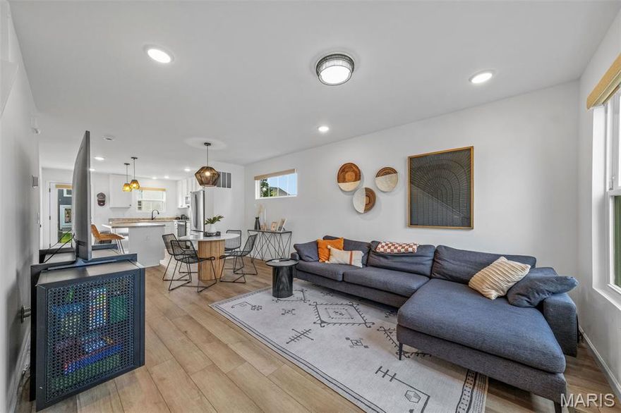 Move-in ready, two years old AND low maintenance?! What more could you ask for! O'Fallon living loaded with neighborhood amenities conveniently located off 64 & Winghaven Blvd! Open floorplan, SS appliances, 42' cabinets, Luxury vinyl plank flooring, modern light fixtures throughout and a 2nd floor laundry room! Three spacious bedrooms await you upstairs with the primary bedroom & ensuite with a walk-in shower. Eat-in kitchen with island seating, lots of countertop space, a pantry & a window overlooking your back patio area. Extra deep 1 car garage for more space. Basement features an egress window, plenty of storage space and another bathroom rough-in for a future finish. Upgraded blinds throughout the home for added privacy. Neighborhood pool, clubhouse, playground, exercise area AND pickleball courts - something for everyone to enjoy! Don't have a green thumb? No one would know with the HOA handling all the landscaping!