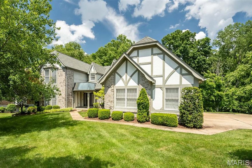 Step into this stunning 1.5-story home offering 4+ bedrooms and 3 full and 1 half baths, thoughtfully designed with today’s most requested features. From the moment you enter the impressive two-story foyer, you’ll notice the impeccable decor, meticulous care, and inviting warmth throughout. The sun-drenched great room showcases soaring ceilings, a dramatic floor-to-ceiling fireplace, and an open sight line into the beautifully updated kitchen. Enjoy easy-care custom cabinetry, gleaming granite countertops, ceramic tile flooring, and a charming octagon-shaped breakfast room with a beamed ceiling that adds architectural flair. Just off the kitchen, a cheerful sunroom leads to a spacious 12x22 deck overlooking the private, professionally landscaped backyard- great way to start your morning coffee or relax in the evening. Main-floor primary suite is a true sanctuary, featuring a bay window with serene backyard views, striking window treatments, dual-entry custom walk-in closet, and a remodeled spa-inspired bath with granite double vanities, marble flooring, separate commode area, easy step-in shower, and accessibility enhancements. Additional highlights on the MAIN level include: laundry, an exquisite formal dining room filled with character, and a versatile living room currently styled as a home office with built-in desk and credenza. Upstairs, three generously sized bedrooms share a well appointed hall bath: dual sinks and tub/shower combo. The walk-out lower level is designed for entertaining, featuring a large recreation room, full wet bar with microwave, dishwasher, refrigerator, and sink, plus additional flexible space ideal for guests, hobbies, or a second office. Recent updates include a new roof, garage doors & gutter guards (2025). The oversized three-car garage, adds convenience and storage. concrete driveway and front yard sprinkler are additional grand features. For those seeking a seamless move, the seller is open to a turn-key opportunity. This meticulously maintained home offers comfort, style, and space, all in one exceptional package.